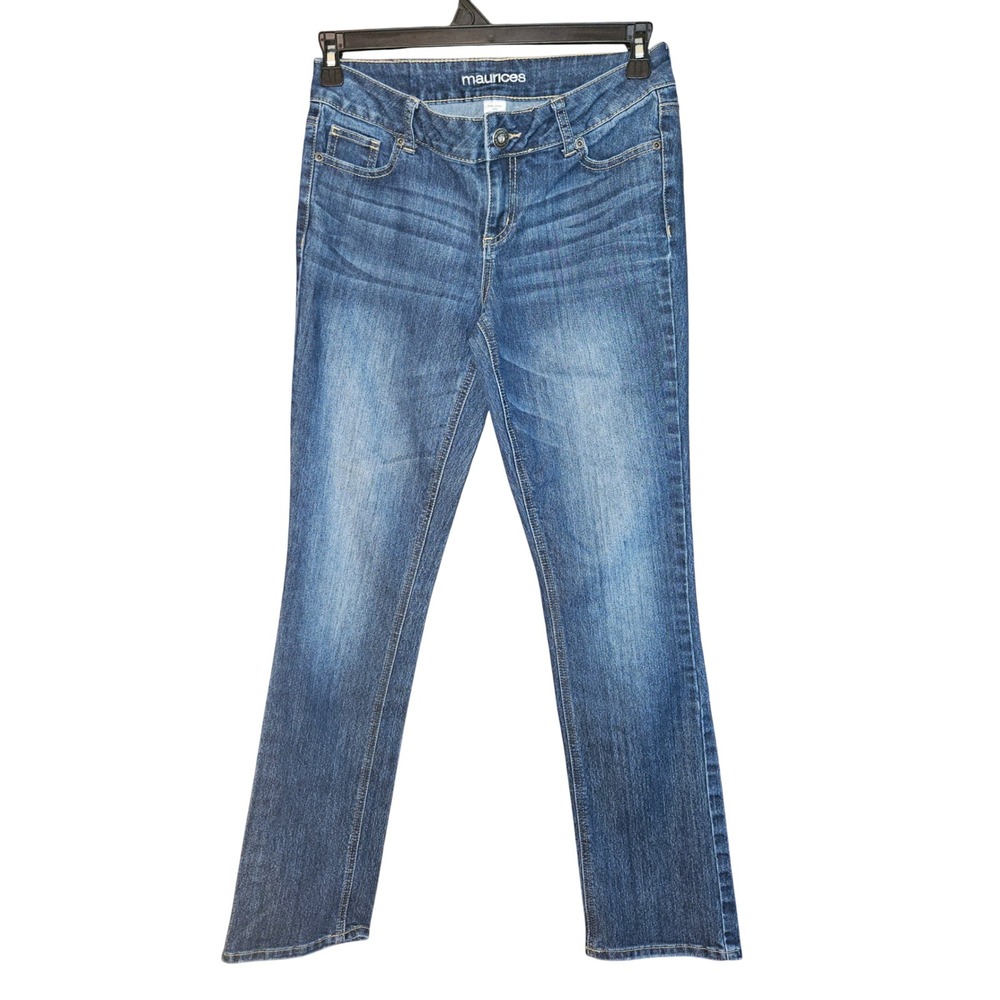 Maurices Womens Bootcut Jeans Medium Wash Blue Denim Size 7/8 Regular Stretch